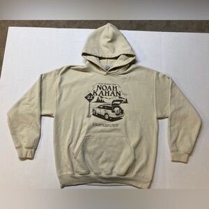 Noah Kahan Beige Stick Season 2022 Tour Large Hoodie